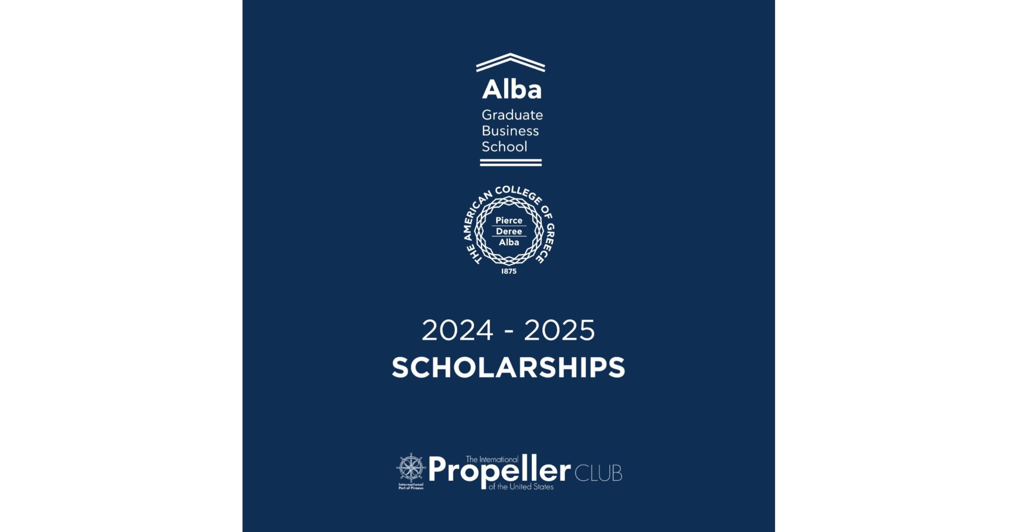 Propeller Club Alba Graduate Business School Scholarships